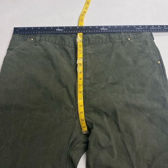CARHARTT Men’s Dungaree Carpenter‎ Work Pants Green 42/29 SEE DESCRIPTION - Picture 8 of 8